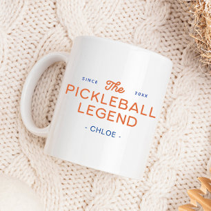 Modern Pickleball Legend Personalised Mug