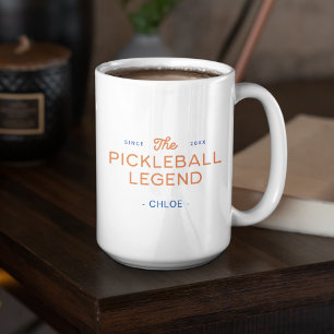 Modern Pickleball Legend Personalised Mug