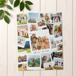 Modern Picture Scrapbook Photo Collage Jigsaw Puzzle<br><div class="desc">Create your own modern photo collage puzzle featuring your favourite pictures in a trendy overlapping scrapbook photo style design. Add your own personalised text for any occasion.</div>