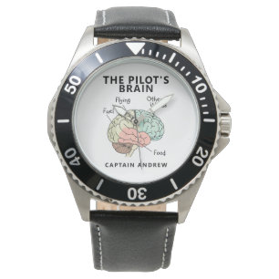 Modern Pilot Name Funny Aviation Quote Watch