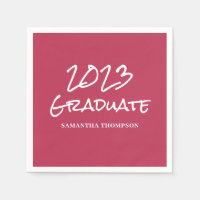 Modern Pink 2023 Graduation Name