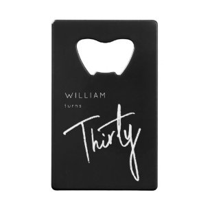 Modern Pink 30th Thirty Thirtieth birthday party