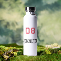 Modern Pink Black Player Name Jersey Number Sports