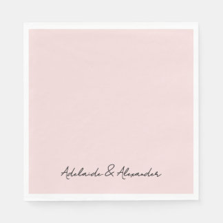 Modern Pink Blush Napkin