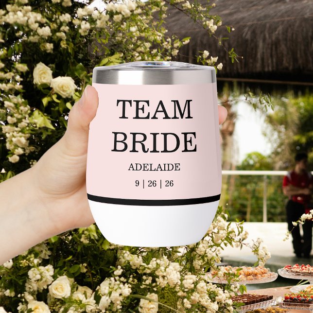 Modern Pink Blush Team Bride (Creator Uploaded)
