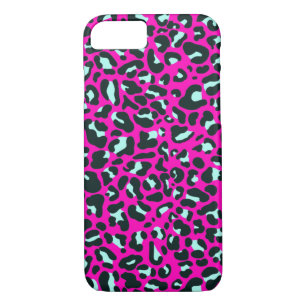 Modern Pink Cheetah Leopard Animal Print iPhone 8/7 Case