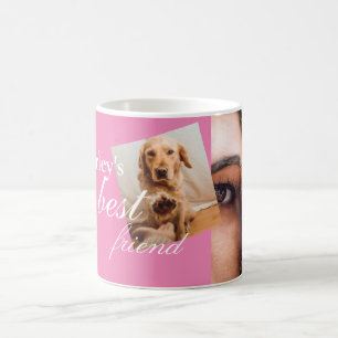 Modern Pink Cup 2 Photo Best  Friend 