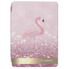 Modern Pink Flamingo  Glitter Bokeh - Personalised