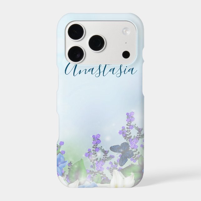 Modern Pink Flowers (Back)