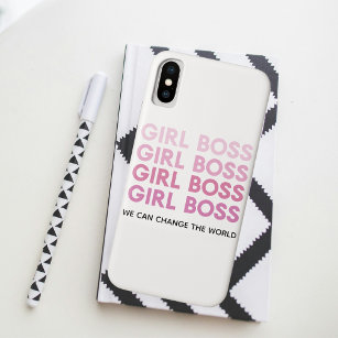 Modern Pink Girl Boss Best Girly Gift  iPhone 15 Pro Max Case