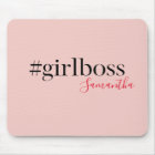 Modern Pink Girl Boss & Name | best Girly Gift