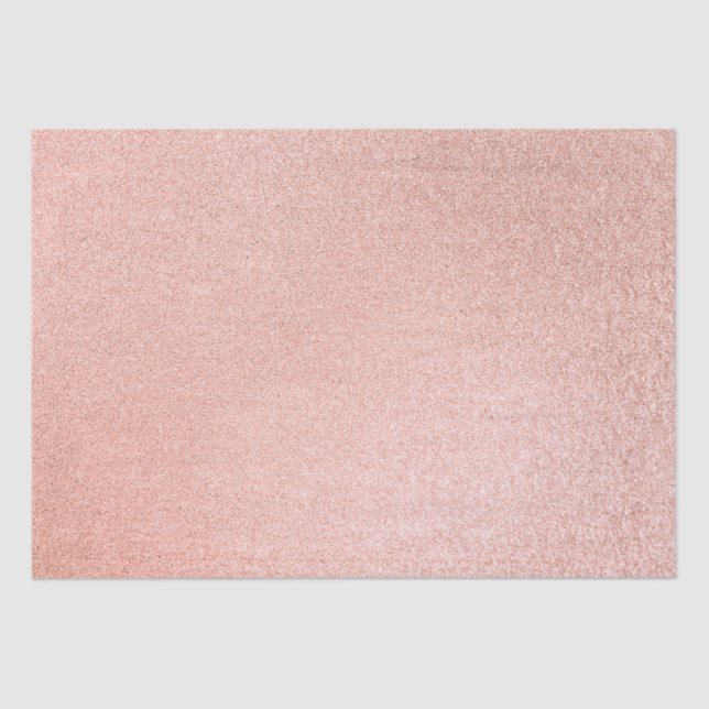 Modern Pink Glitter Small Business Packaging Tissue Paper (Front)