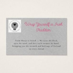 Modern Pink Grey QR Code