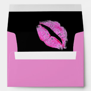 modern pink lips Makeup Artist cosmetologist Envelopes