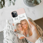 Modern Pink | Personal Photo Best Friends Gift<br><div class="desc">Modern Pink | Personal Photo Best Friends Gift</div>