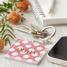 Modern Pink Polka Dots
