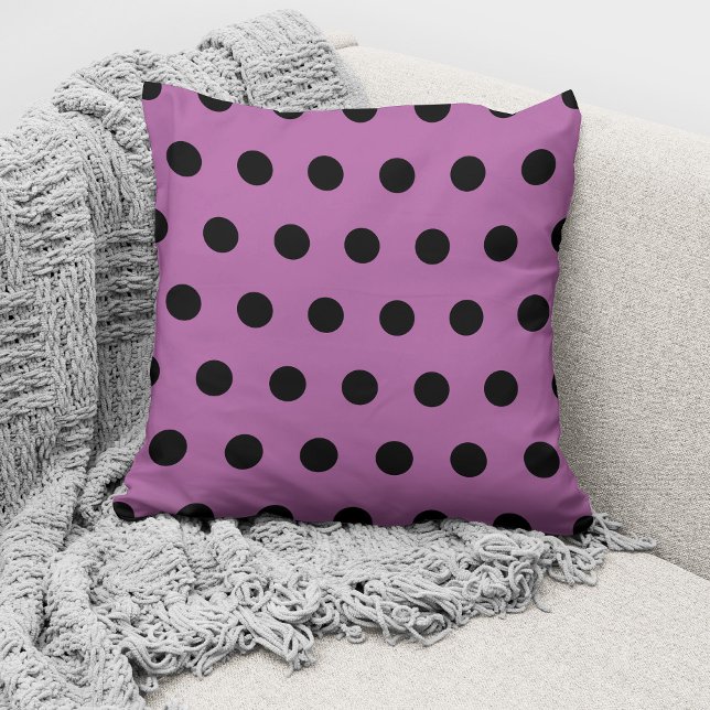 Modern Pink Polka Dots Pattern Cushion (Creator Uploaded)