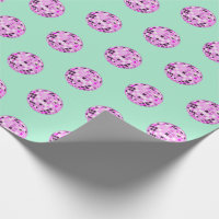Modern Pink Purple Disco Ball Pattern Magic Mint