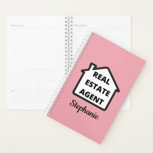 Modern Pink Real Estate Agent  Planner