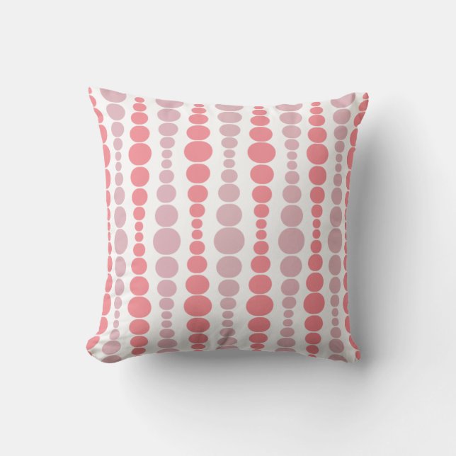 Modern Pink Rectangles  Cushion (Front)