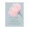 Modern Pink Rose Its A Girl Baby Shower