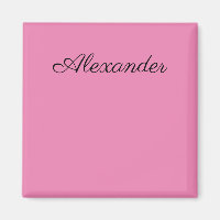 Modern Pink template,  Black Script