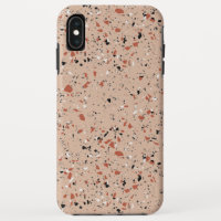Modern Pink Terrazzo Print Pattern