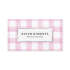 Modern Pink Watercolor Buffalo Plaid QR CODE