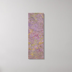 Modern Pink Yellow Green Purple Black Trendy Canvas Print