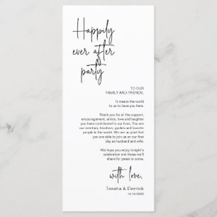 Modern Place Setting Dinner Party Thank You Card