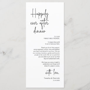 Modern Place Setting Dinner Party Thank You Card