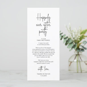 Modern Place Setting Dinner Party Thank You Card
