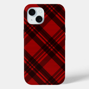 Modern Plaid  iPhone 15 Case