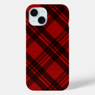 Modern Plaid iPhone 15 Case