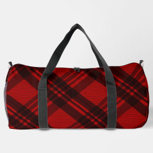 Modern Plaid Samsung Galaxy S21 Plus Duffle Bag