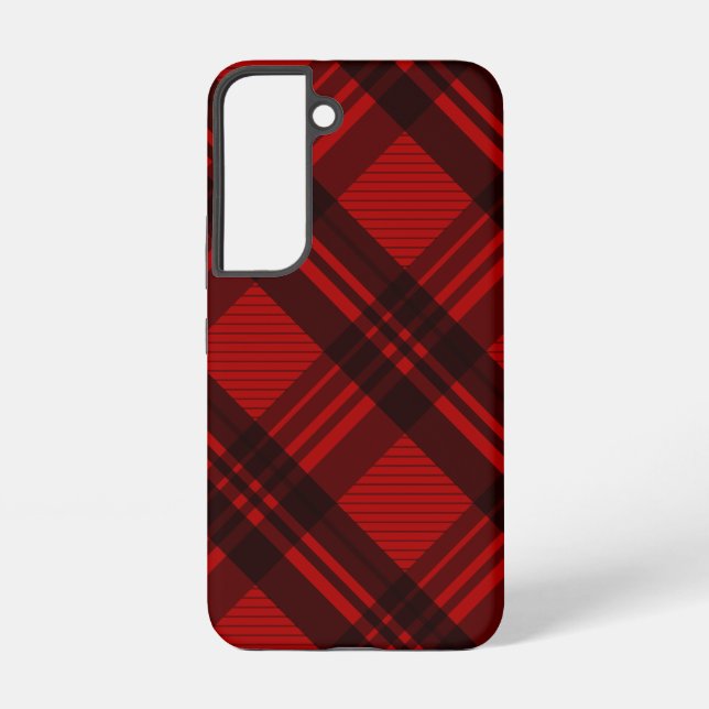  Modern Plaid Sumsung Galaxy  Samsung Galaxy S22 Case (Back)