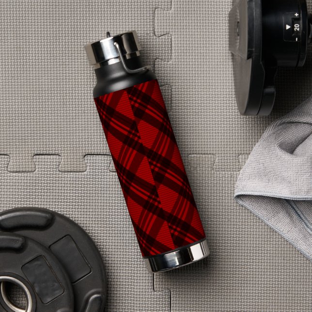  Modern Plaid  Water Bottle (Gym)