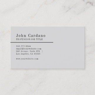 Modern Plain Business Card