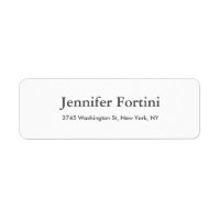 Modern Plain Elegant Minimalist Simple