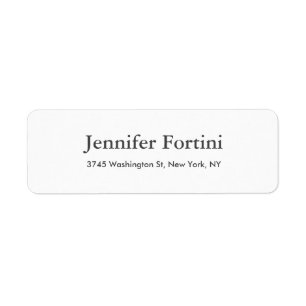 Modern Plain Elegant Minimalist Simple