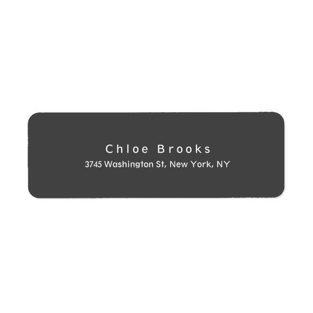 Modern Plain Elegant Unique Grey Colour (Front)