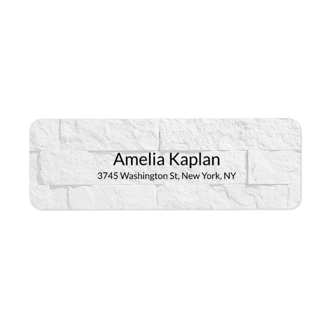Modern Plain Minimalist Professional Brick Wall (Front)