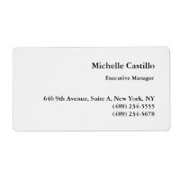Modern Plain Professional Minimalist