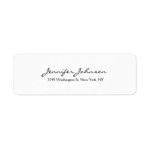 Modern Plain Professional Trendy Black & White