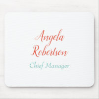 Modern plain simple minimalist add name