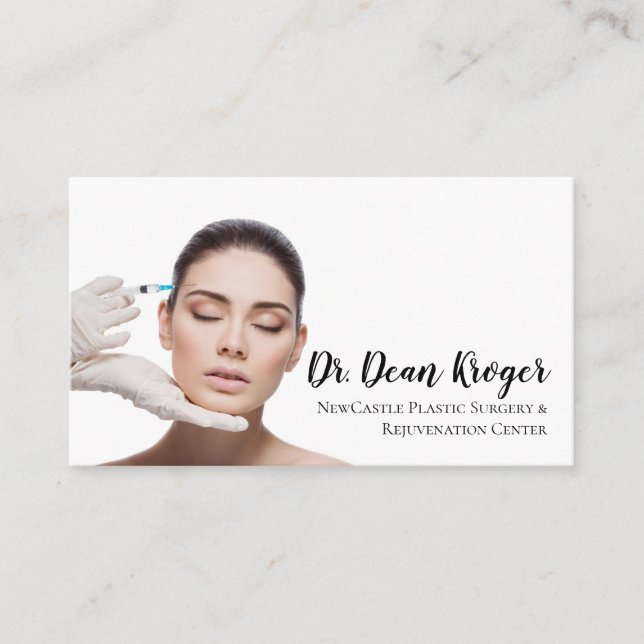 Modern Plastic Surgery & Rejuvenation Centre Busin Business Card (Front)