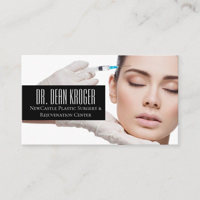 Modern Plastic Surgery & Rejuvenation Centre Business Card (Front)