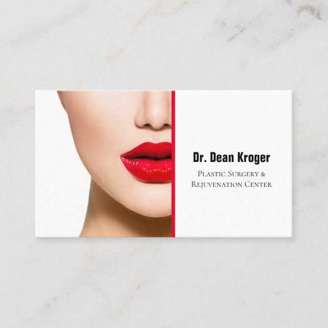 Modern Plastic Surgery & Rejuvenation Centre Business Card (Front)