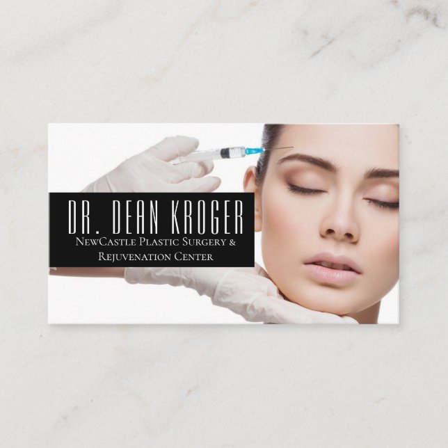Modern Plastic Surgery & Rejuvenation Centre Business Card (Front)