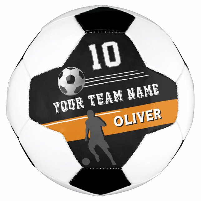 Modern Player Name Number Team Football (Front)